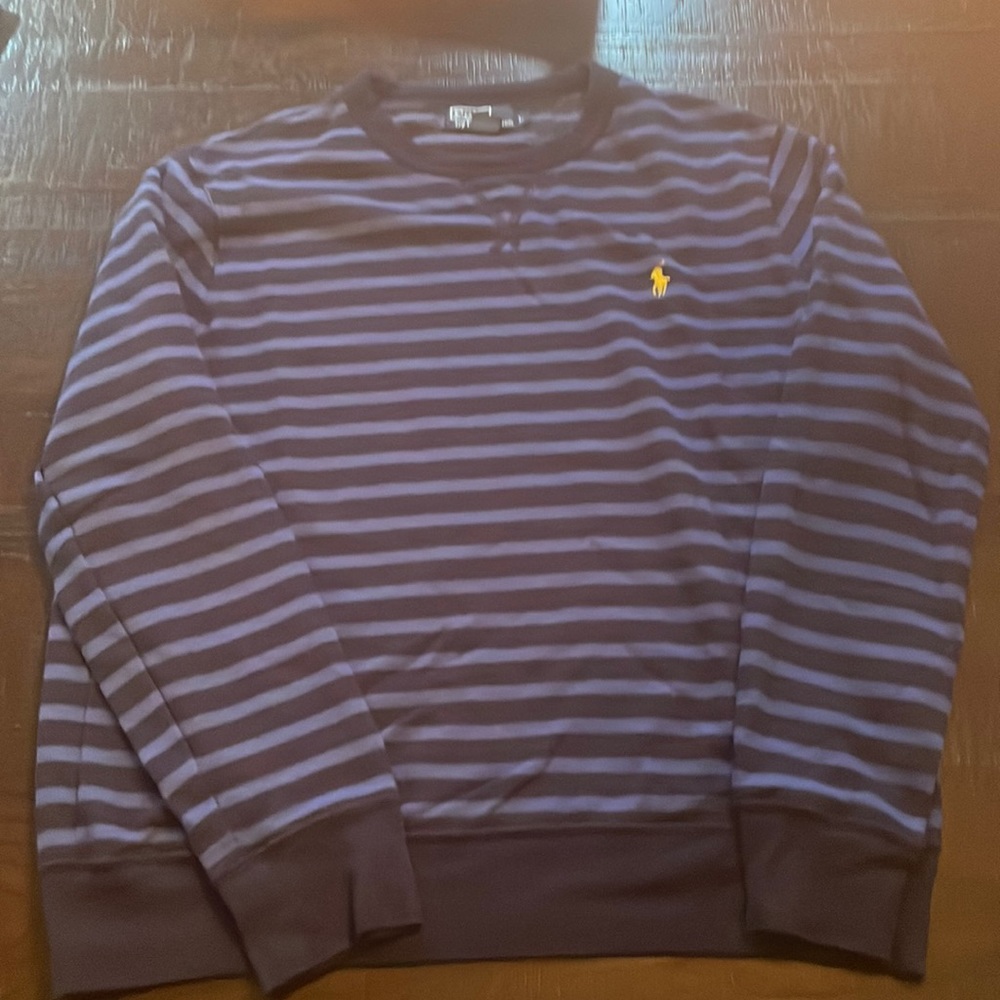 Navy striped sweater